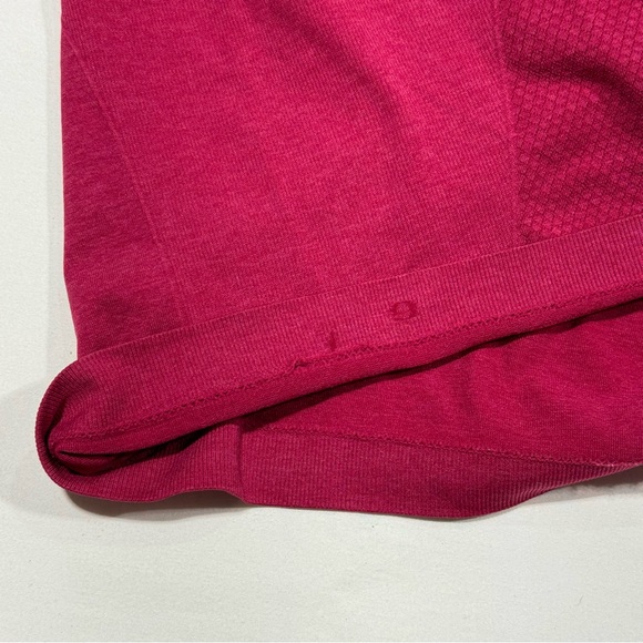 Lululemon Ebb & Flow Racerback Tank Bumble Berry Red Inkwell Women’s Size 9 - Picture 6 of 8